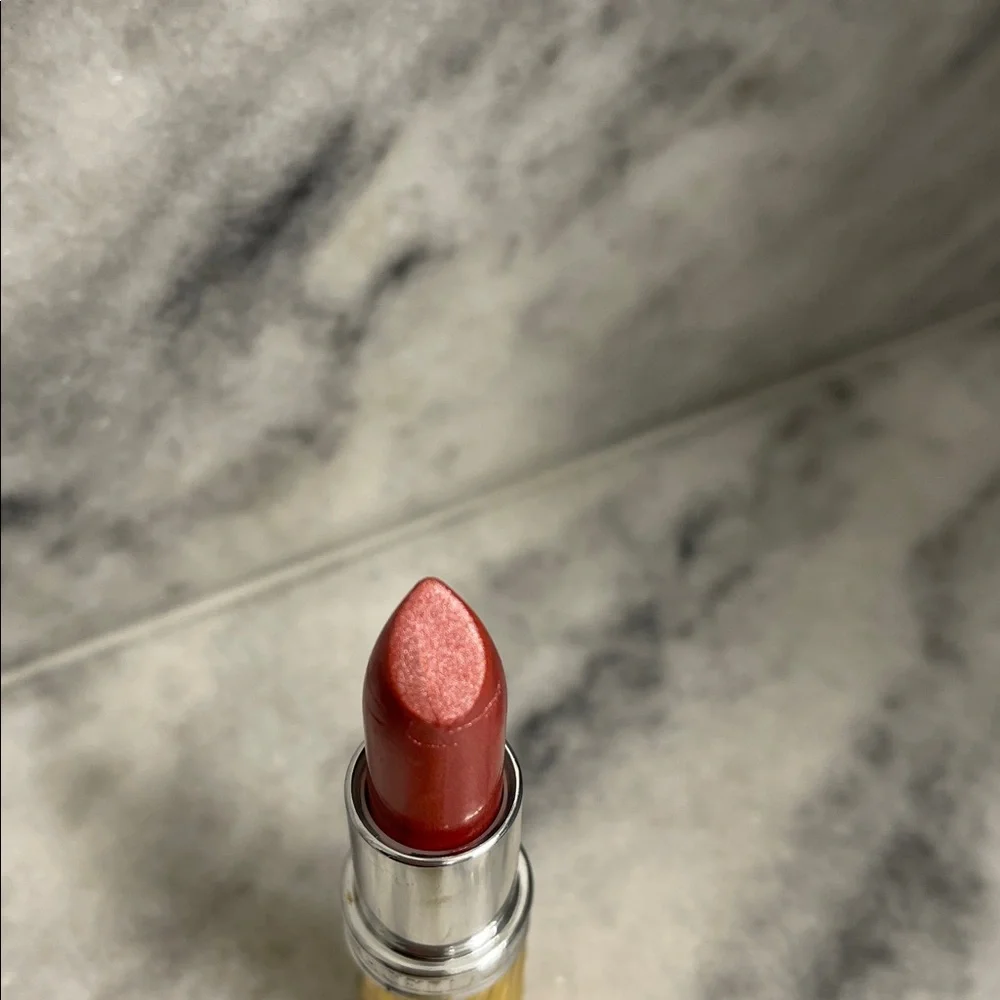 Vintage Borghese Lumina Lipstick in gold tube Twilight Mauve Frost
